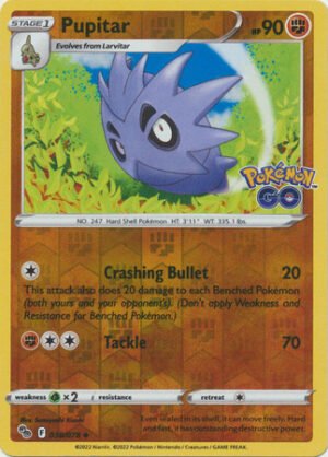 Pokemon GO 038/078 Pupitar (Reverse Holo)