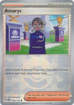 SV Prismatic Evolutions 093/131 Amarys (POKE BALL Pattern Holo)