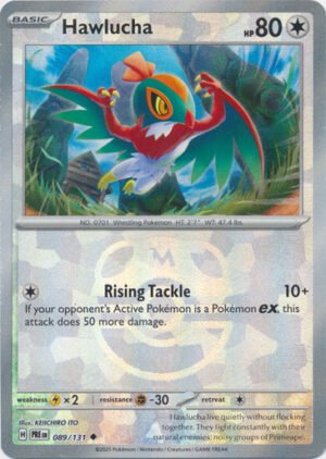 SV Prismatic Evolutions 089/131 Hawlucha (MASTER BALL Pattern Holo)