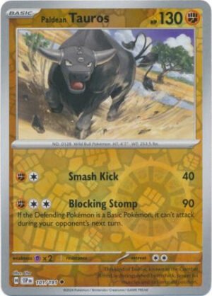 SV Surging Sparks 101/191 Paldean Tauros (Reverse Holo)