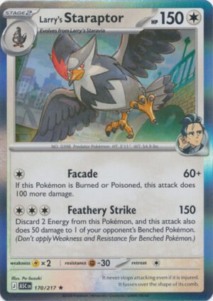 ME Ascended Heroes 170/217 Larry's Staraptor (Holo)
