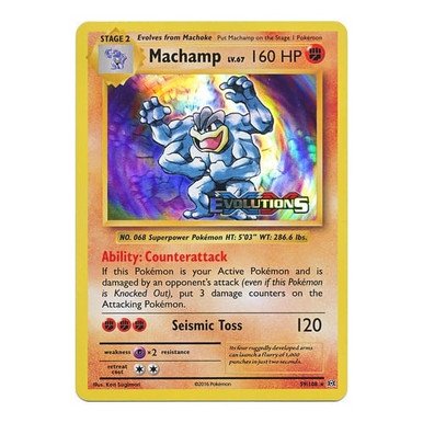 XY Evolutions 59/108 Machamp (Prerelease Promo)