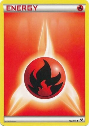 XY Base Set 133/146 Fire Energy