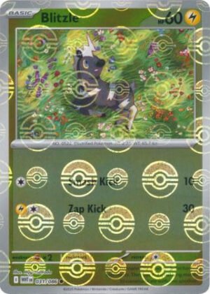 SV White Flare 031/086 Blitzle (POKE BALL Reverse Holo)