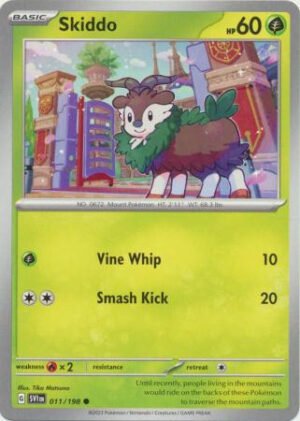 Scarlet & Violet (Base Set) 011/198 Skiddo