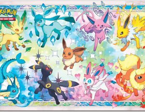 Prismatic Evolutions Super Premium Collection Eeveelutions Playmat