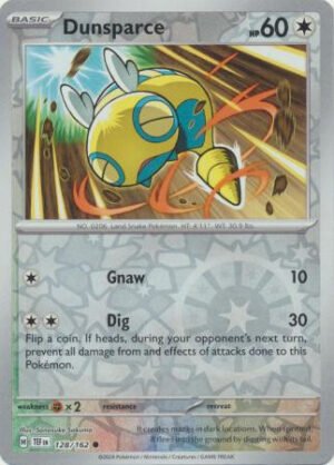 SV Temporal Forces 128/162 Dunsparce (Reverse Holo)