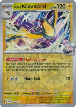 SV Journey Together 055/159 Iono's Kilowattrel (Reverse Holo)