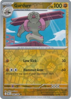SV Black Bolt 048/086 Gurdurr (Reverse Holo)