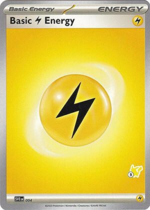 Scarlet & Violet SVE EN04 Basic Lightning Energy (Pikachu Symbol 3)