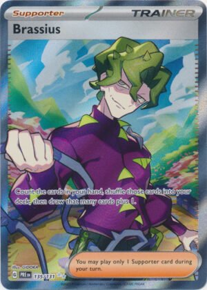 SV Prismatic Evolutions 135/131 Brassius (Full Art)