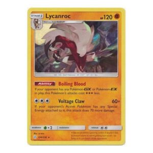 SM Cosmic Eclipse 124/236 Lycanroc (Holo)
