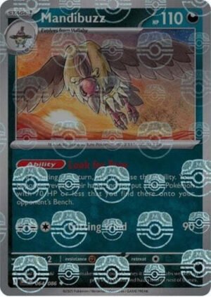 SV White Flare 064/086 Mandibuzz (MASTER BALL Reverse Holo)