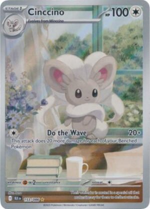 SV Black Bolt 153/086 Cinccino (Illustration Rare)