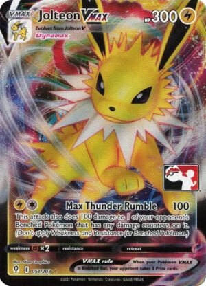 Evolving Skies 051/203 Jolteon VMAX (Prize Pack League Promo)