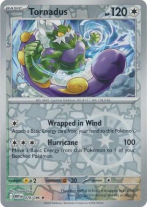 SV White Flare 078/086 Tornadus (Reverse Holo)