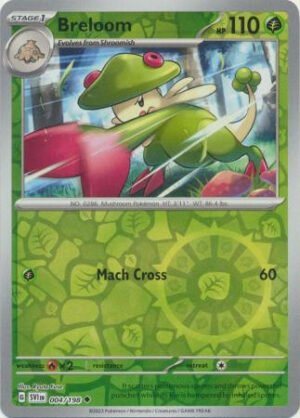 Scarlet & Violet (Base Set) 004/198 Breloom (Reverse Holo)