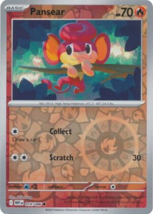 SV White Flare 014/086 Pansear (Reverse Holo)