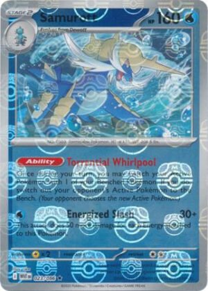 SV White Flare 023/086 Samurott (MASTER BALL Reverse Holo)