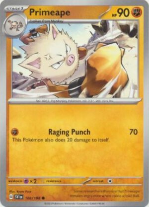 Scarlet & Violet (Base Set) 108/198 Primeape
