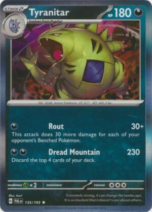 SV Paldea Evolved 135/193 Tyranitar (Holo)