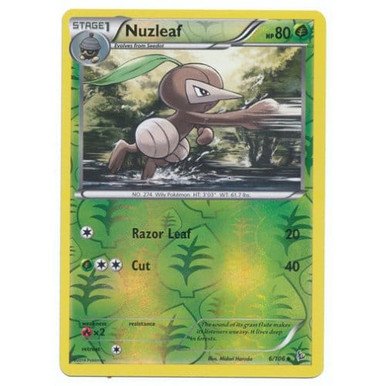 XY Flashfire 6/106 Nuzleaf (Reverse Holo)