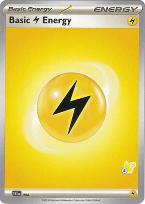 Scarlet & Violet SVE EN04 Basic Lightning Energy (Pikachu Symbol 8)