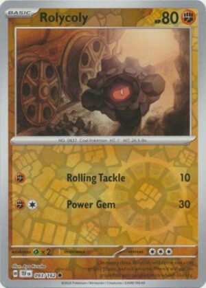 SV Temporal Forces 093/162 Rolycoly (Reverse Holo)