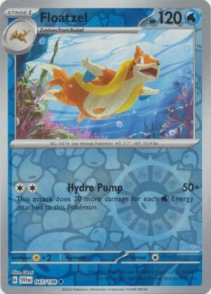 Scarlet & Violet (Base Set) 047/198 Floatzel (Reverse Holo)