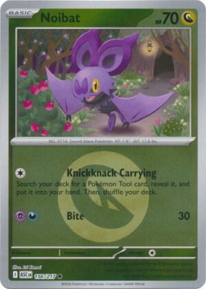 ME Ascended Heroes 156/217 Noibat (Reverse Holo ENERGY SYMBOL)