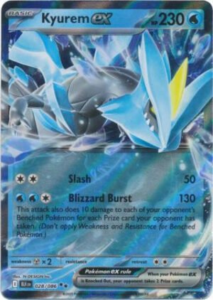 SV Black Bolt 028/086 Kyurem ex (Half Art)