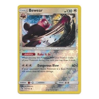 SM Guardians Rising 113/145 Bewear (Reverse Holo)