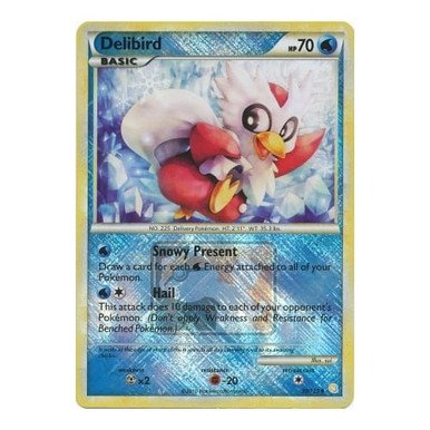 HeartGold & SoulSilver 39/123 Delibird (League Promo)