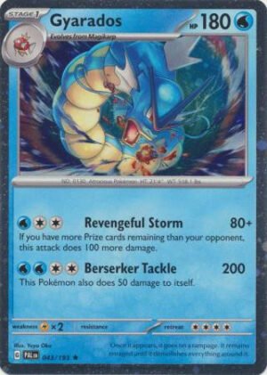 SV Paldea Evolved 043/193 Gyarados (Cosmo Holo)
