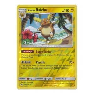 SM Crimson Invasion 031/111 Alolan Raichu (Reverse Holo)