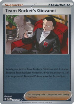 ME Ascended Heroes 204/217 Team Rocket's Giovanni (Reverse Holo)