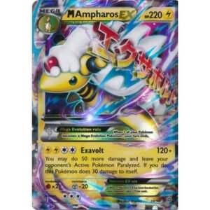 XY Ancient Origins 028/98 M Ampharos EX (Half Art Mega)