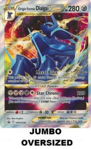 JUMBO Sword & Shield Promo SWSH256 Origin Forme Dialga VSTAR