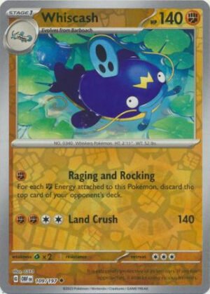 SV Obsidian Flames 109/197 Whiscash (Reverse Holo)