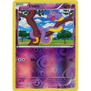 XY Base Set 47/146 Ekans (Reverse Holo)