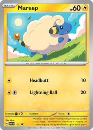 Scarlet & Violet Promo SVP107 Mareep (No Symbol)