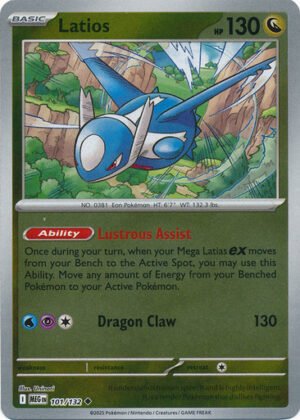 Mega Evolution 101/132 Latios (Reverse Holo)