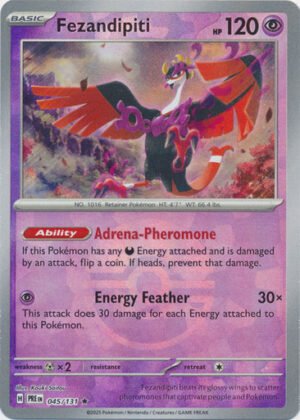 SV Prismatic Evolutions 045/131 Fezandipiti (POKE BALL Pattern Holo)