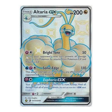 Dragon Majesty SV77/SV94 Altaria GX (Hidden Fates Shiny Vault Full Art)