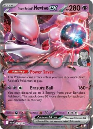 SV Destined Rivals 081/182 Team Rocket’s Mewtwo ex (Prize Pack League Promo)