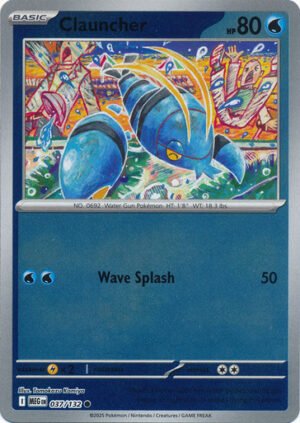 Mega Evolution 037/132 Clauncher (Reverse Holo)
