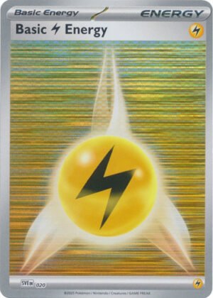 Scarlet & Violet SVE EN20 Basic Lightning Energy (Tinsel Holo)