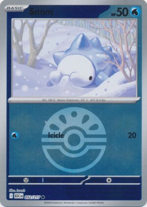 ME Ascended Heroes 052/217 Snom (Reverse Holo BALL SYMBOL)