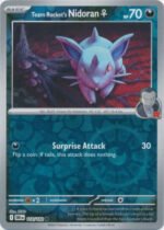 SV Destined Rivals 114/182 Team Rocket's Nidoran ♀ (Reverse Holo)
