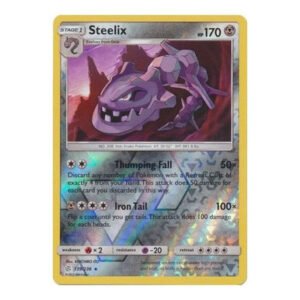 SM Cosmic Eclipse 139/236 Steelix (Reverse Holo)